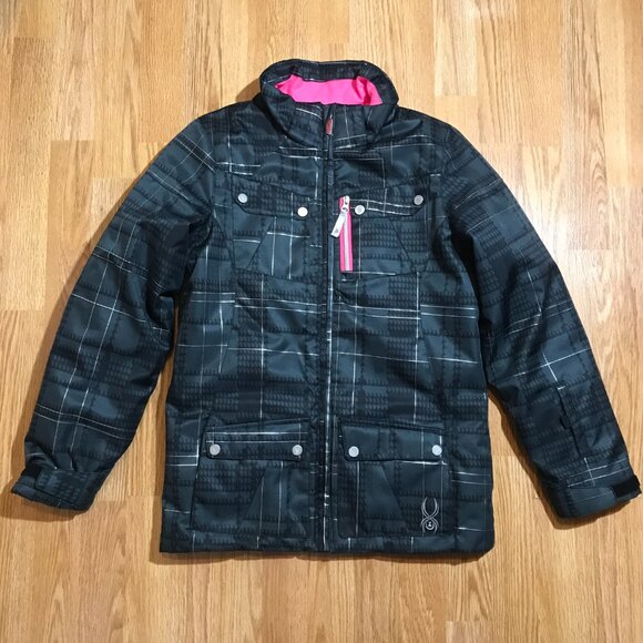 Spyder Girls Evar Winter Ski Jacket Size 16 - Picture 1 of 13